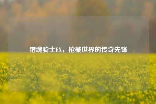 猎魂骑士EX,枪械世界的传奇先锋