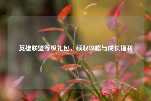 英雄联盟等级礼包,领取攻略与成长福利