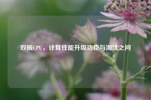 双核CPU,计算性能升级功臣与淘汰之问