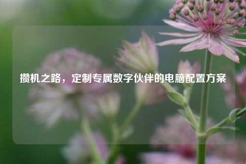 攒机之路,定制专属数字伙伴的电脑配置方案